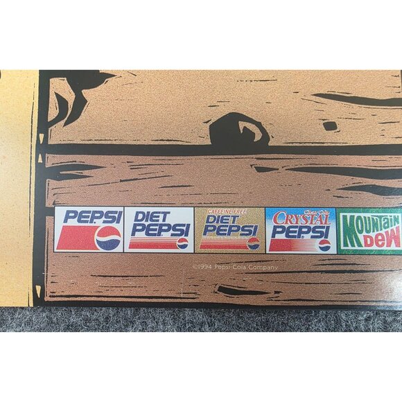 1994 Pepsi Fountain Fortune Promotional Calendar Vintage Advertising Display - Picture 2 of 9